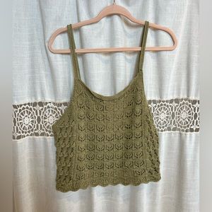 American eagle crochet tank top